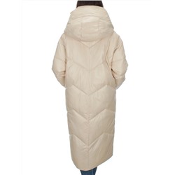 22-185 LT. BEIGE Пальто зимнее женское (200 гр. холлофайбер)