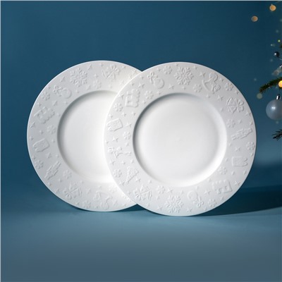 НАБОР ТАРЕЛОК ОБЕДЕННЫХ LEFARD "NUTCRACKER" 2 ШТ. 26 СМ (КОР=8НАБ.)