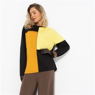 Лонгслив со швами наружу, Идеальная гармония (оранжевая)