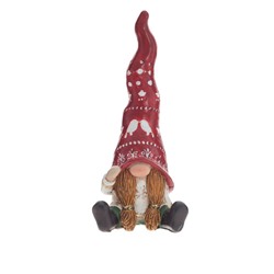 Фигурка декоративная "Гном", L6 W5 H13,5 см, 2в.