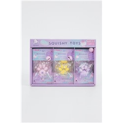 Мялка - антистресс «Таба ЛАПКА с блёстками», mix, шоу-бокс 12 шт.