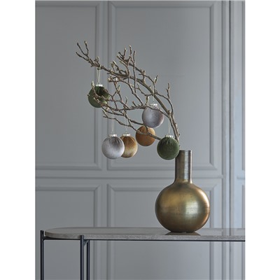 Набор ёлочных украшений Velvet Christmas из коллекции New Year Essential, 6 шт.