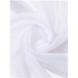 Тюль «Этель» 135×150 см, цвет белый, вуаль, 100% п/э