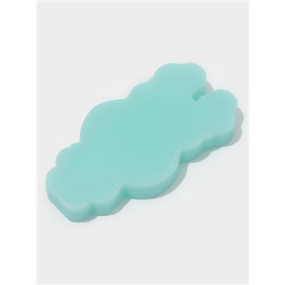 Молд для заливки новогодний «Олень», силикон, 8×3.7×0.8 см, бирюзовый