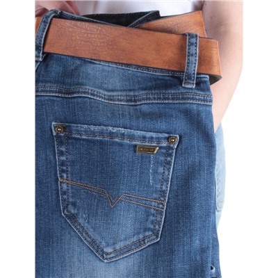 D368 BLUE Джинсы зауженные женские DIOVES