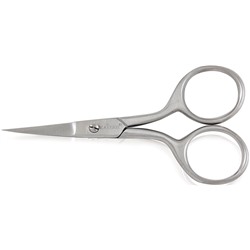 KAIZER Ножницы маникюрные, закругленные, для ногтей, матовые,  ручная алмазная заточка, 25 мм длина режущей части (1071)