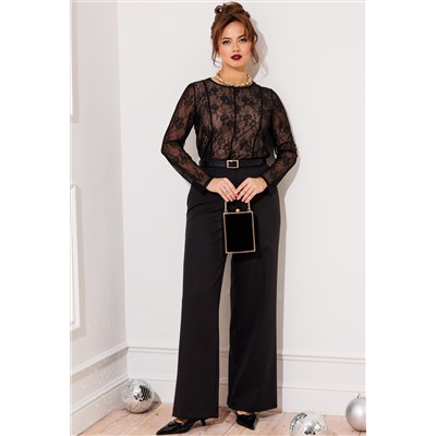 Джемпер Gizart 15352 чёрный кружево