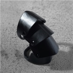 Кольцо «Доспехи» самурая, цвет чёрный, 18 размер