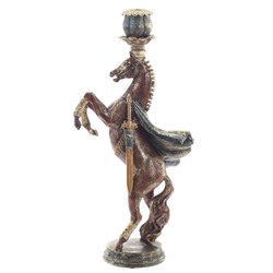 GAEM Подсвечник "Лошадь", L14 W9 H36 см