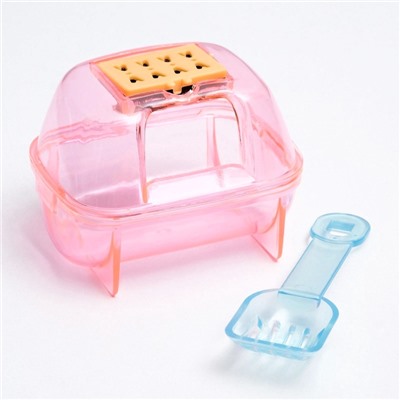 Туалет для грызунов 10×7 см микс цветов