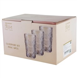 200-019 Набор из 6 стаканов 350мл в под.уп.(х8)Стекло