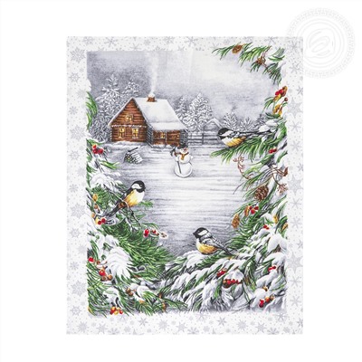 Набор из 3-х кухонных полотенец Студеная пора Арт Дизайн