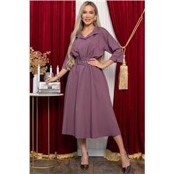 Платье с поясом Доминанта НЬЮ (лиловое) П14613-16М