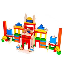 Конструктор деревянный «Развитие», 163 детали, без схемы для сборки