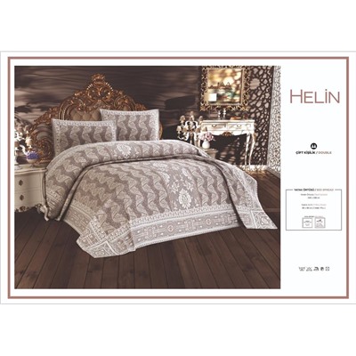 Жаккардовое Покрывало 240x260 см с 2-мя Наволочками 60x80 см Cotton Seri - My Bed