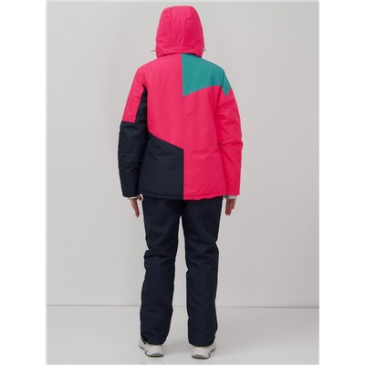 Горнолыжный костюм женский зимний УЦЕНКА розового цвета 02805R