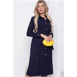 Платье рубашка "Джоанна" (синее) П8527