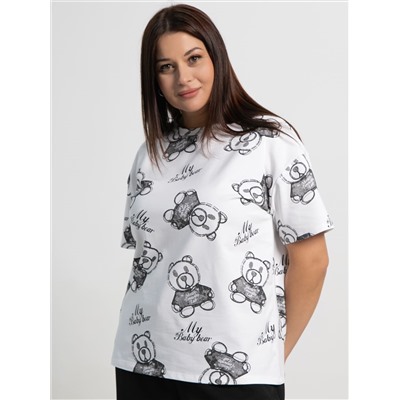 Футболка Бриса (белая) Б15370-20М