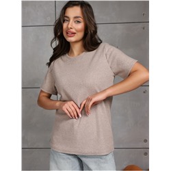 Футболка "Вязаная" Кофе меланж