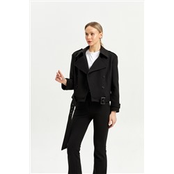 Полупальто женское демисезонное 25999 (черный)