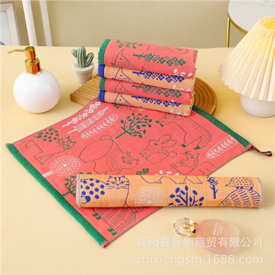 Cotton gauze towel, children's scarf for kindergarten, wholesale