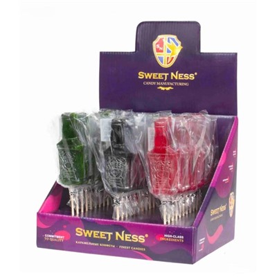 Карамель леденцовая "Бутылочка" ш/б 36шт х 30г (ром, мохито, малибу), ср.г. до 03.02.26