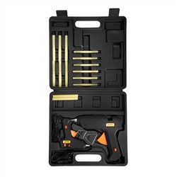 Набор клеевых пистолетов в кейсе, 7/11 мм, 20/100 Вт, 3/8 г/мин, выключатель Sparta