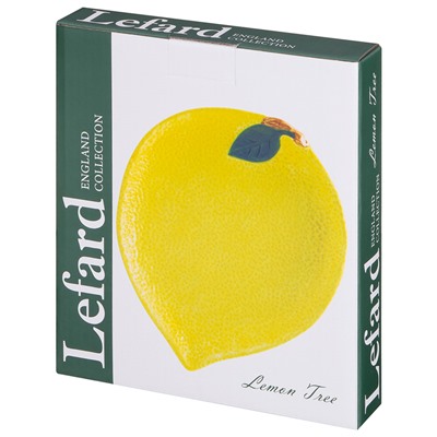ТАРЕЛКА LEFARD "ЛЕМОН ТРИ" 21*17,5*3 СМ