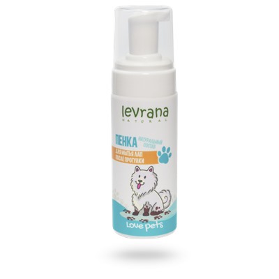 Пенка для мытья лап после прогулки, Love pets, 150мл