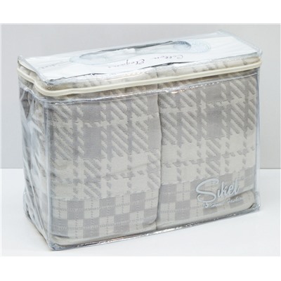 Велюровые Банные Полотенца 70x140 см. 6 шт/уп. Лиловый Wonderful Ekose - Sikel