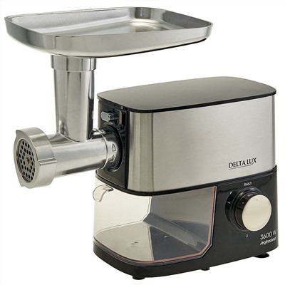 Мясорубка электрическая 3600 Вт DELTA LUX DE-602M черная