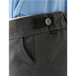 2pk Boys' Skinny Leg School Shorts (3-14 Yrs)