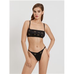 Бюстгальтер Bralette жен. Miuccia черный