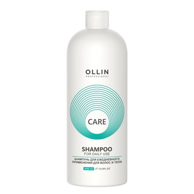 Шампунь для ежедневного применения для волос и тела Care, Ollin, 1000 мл