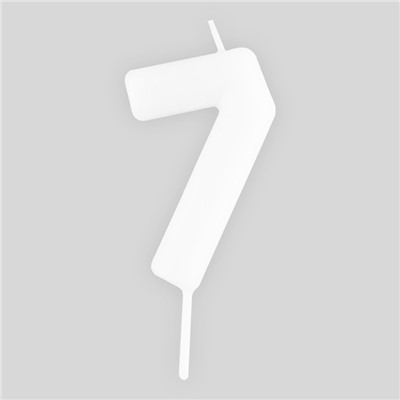 Свеча для торта, цифра «7», светится в темноте, 3,8 х 8 см