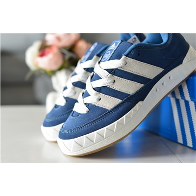 Adidas Adimatic Atmos Blue из натуральной замши