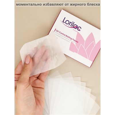 Матирующие салфетки для лица Lorilac Oil-Control Blotting Papers 100 шт