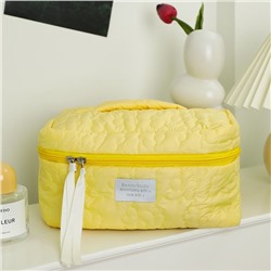 Дорожная косметичка "Beauty studio" yellow, 24*17*16 см