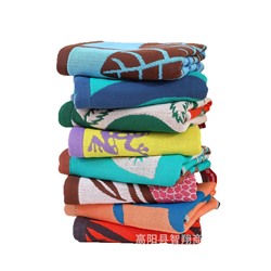 Retro gauze soft scarf, towel for face washing, double-sided wet wipes, does not fade