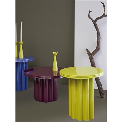 Столик приставной Vivlend, Ø43 см, лайм