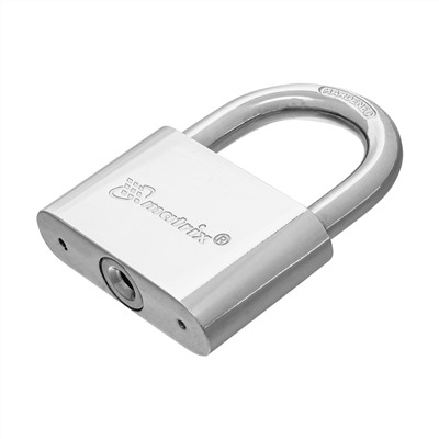 Замок навесной, хромированное покрытие 70 мм Matrix