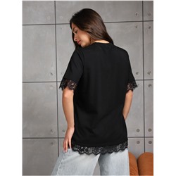 Футболка "Джулия" черный женская