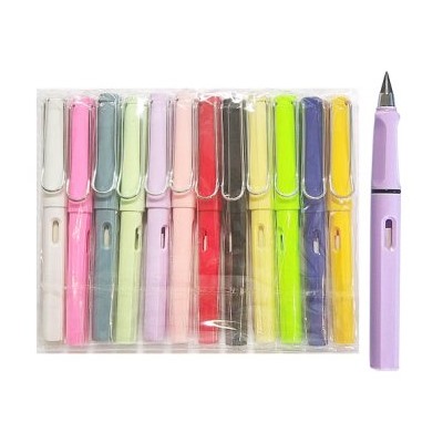 Карандаш Вечный  DJ-230/DF-149  НB,  с ластиком, цвета ассорти,330949 (12/