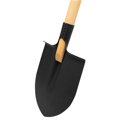 Лопата штыковая, 205х284х1340 мм, деревянный черенок с пропиткой, Сибртех