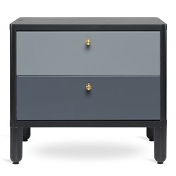 Тумба прикроватная Saga, Hordur, 55х40х50 см, черная