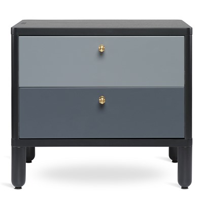 Тумба прикроватная Saga, Hordur, 55х40х50 см, черная