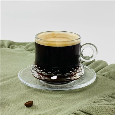 200-156 Кофейный набор 12пр. 190мл в под.уп.(х8)Стекло