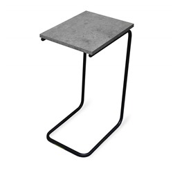 Столик придиванный SHT-CT9
                        бетон чикаго светлый / черный муар