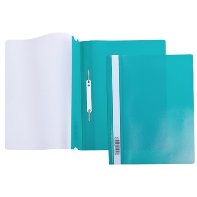 Скоросшиватель А4 пластик Hatber 140/180мкм Зеленый AS4_00104/10/Россия