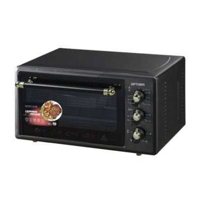 Мини-печь OPTIMA OF-48BLR  1,6кВт,48л,тайм,черная 1001310